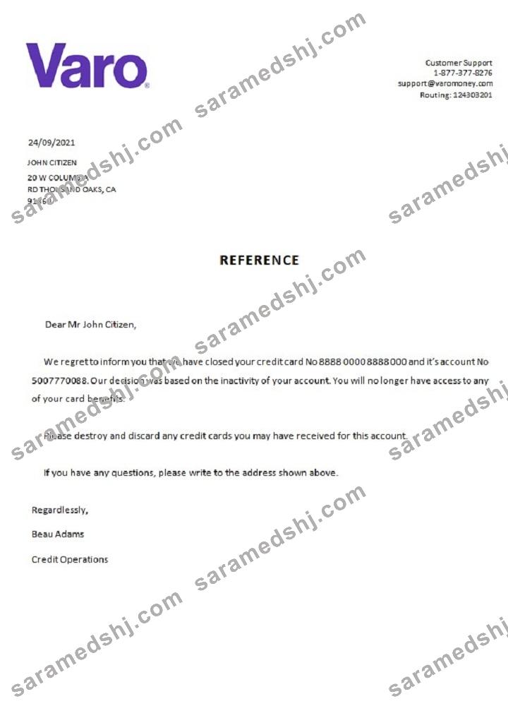 USA_Varo_closure reference
